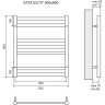 Полотенцесушитель электрический LEMARK STATUS LM44607E П7 500x600
